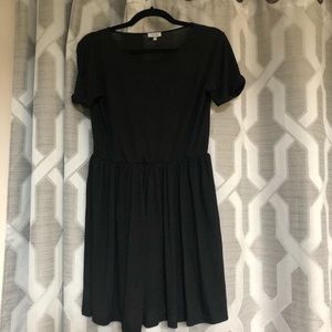 Black T shirt dress